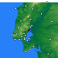 Nearby Forecast Locations - Alverca do Ribatejo - Map