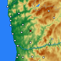 Nearby Forecast Locations - Guimarães - Map