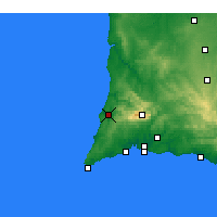 Nearby Forecast Locations - Aljezur - Map