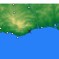 Nearby Forecast Locations - Tavira - Map