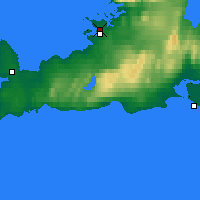 Nearby Forecast Locations - Reykjavík - Map
