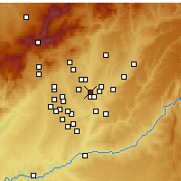 Nearby Forecast Locations - Madrid - Map