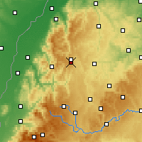 Nearby Forecast Locations - Black Forest/N - Map