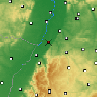 Nearby Forecast Locations - Karlsruhe - Map