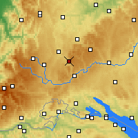 Nearby Forecast Locations - Klippeneck - Map