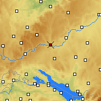 Nearby Forecast Locations - Sigmaringen - Map