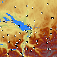 Nearby Forecast Locations - Lake Constance - Map