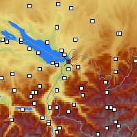 Nearby Forecast Locations - Bregenz - Map