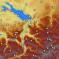 Nearby Forecast Locations - Hohenems - Map