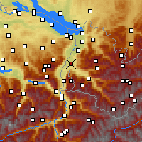 Nearby Forecast Locations - Feldkirch - Map