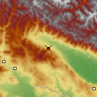 Nearby Forecast Locations - Telavi - Map