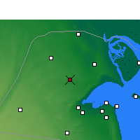 Nearby Forecast Locations - Jal Aliyah - Map