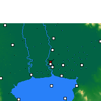 Nearby Forecast Locations - Bangkok - Map