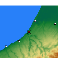 Nearby Forecast Locations - Rabat - Map