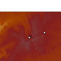 Nearby Forecast Locations - Windhoek - Map