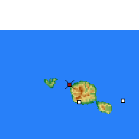 Nearby Forecast Locations - Tahiti - Map