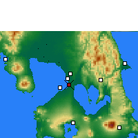 Nearby Forecast Locations - Manila - Map