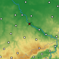 Nearby Forecast Locations - Meissen - Map