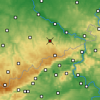 Nearby Forecast Locations - Dippoldiswalde - Map