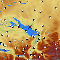 Nearby Forecast Locations - Friedrichshafen - Map