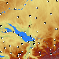 Nearby Forecast Locations - Ravensburg - Map