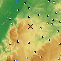 Nearby Forecast Locations - Calw - Map