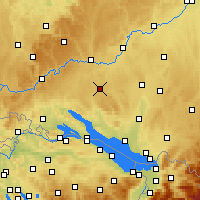 Nearby Forecast Locations - Pfullendorf - Map