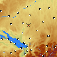 Nearby Forecast Locations - Bad Waldsee - Map