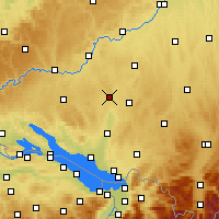 Nearby Forecast Locations - Aulendorf - Map