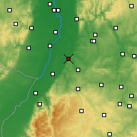 Nearby Forecast Locations - Bruchsal - Map