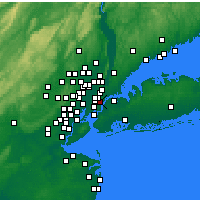 Nearby Forecast Locations - New York - Map