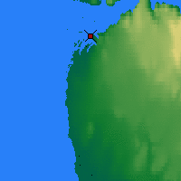 Nearby Forecast Locations - Ivujivik - Map