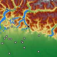 Nearby Forecast Locations - Lecco - Map