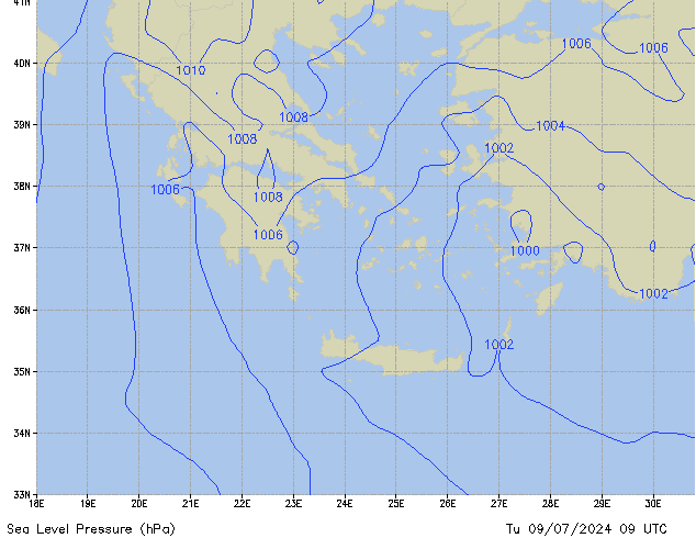 Tu 09.07.2024 09 UTC