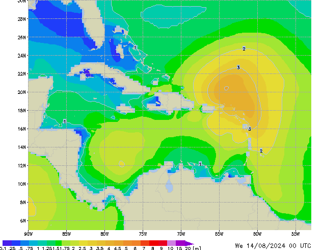 We 14.08.2024 00 UTC