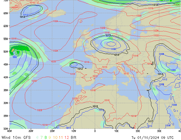 Tu 01.10.2024 09 UTC