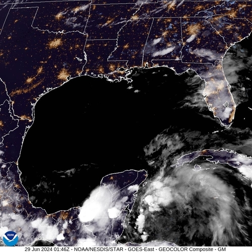 Satellite - Gulf of Mexico - Sa, 29 Jun, 03:46 BST