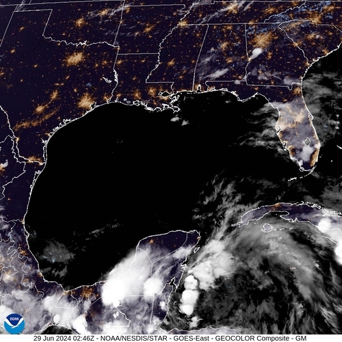 Satellite - Gulf of Mexico - Sa, 29 Jun, 04:46 BST