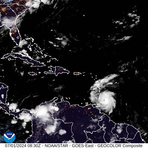 Satellite - Lesser Antilles - Mo, 01 Jul, 10:30 BST