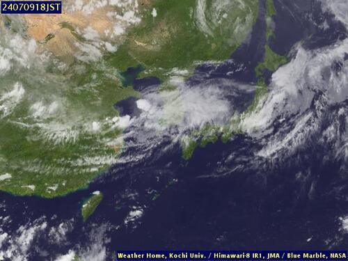 Satellite - East China Sea - Tu, 09 Jul, 12:00 BST