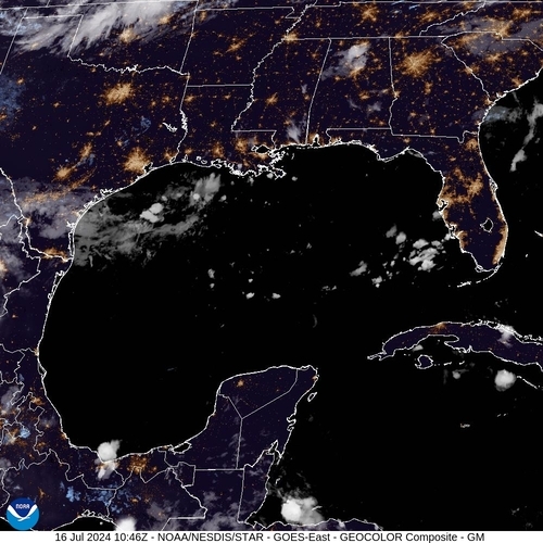 Satellite - Gulf of Honduras - Tu, 16 Jul, 12:46 BST