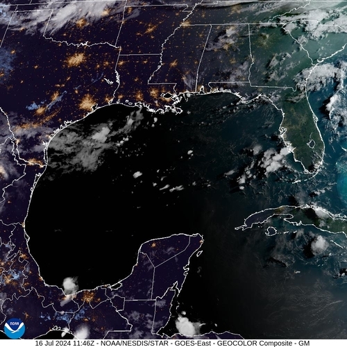 Satellite - Gulf of Honduras - Tu, 16 Jul, 13:46 BST