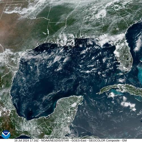 Satellite - Gulf of Honduras - Tu, 16 Jul, 19:16 BST