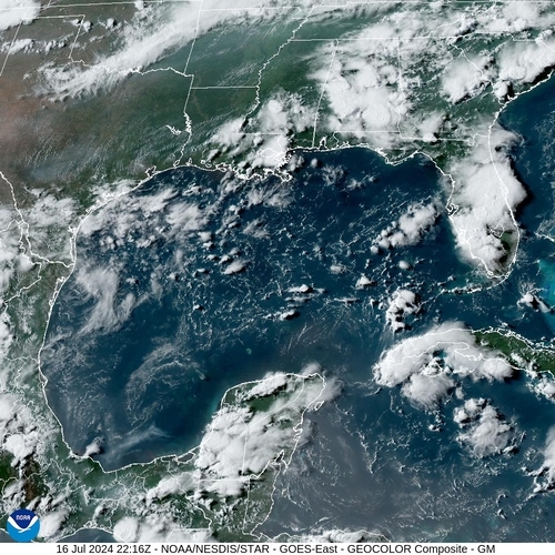 Satellite - Yucatan Strait - We, 17 Jul, 00:16 BST