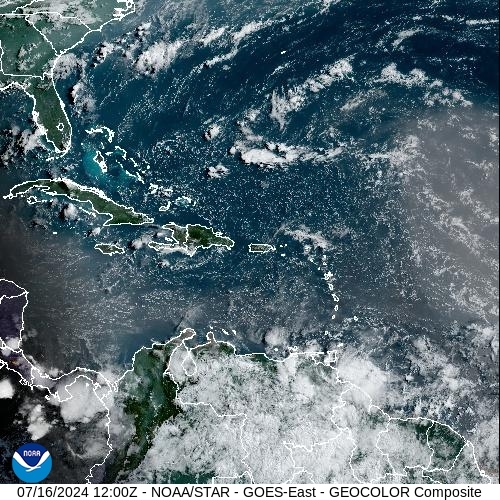 Satellite - Lesser Antilles - Tu, 16 Jul, 14:00 BST