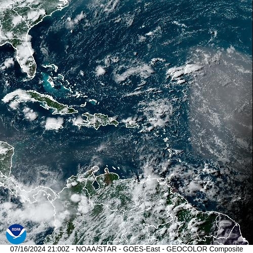 Satellite - Lesser Antilles - Tu, 16 Jul, 23:00 BST