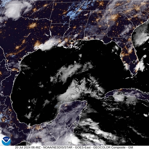 Satellite - Gulf of Mexico - Sa, 20 Jul, 08:46 BST