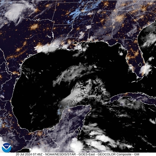 Satellite - Yucatan Strait - Sa, 20 Jul, 09:46 BST