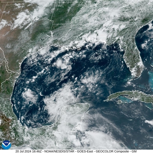 Satellite - Gulf of Mexico - Sa, 20 Jul, 18:46 BST
