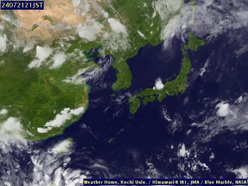 Satellite - Yellow Sea - Su, 21 Jul, 15:00 BST